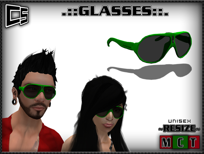 .::GLASSES CARRE::.{GREEN} 1