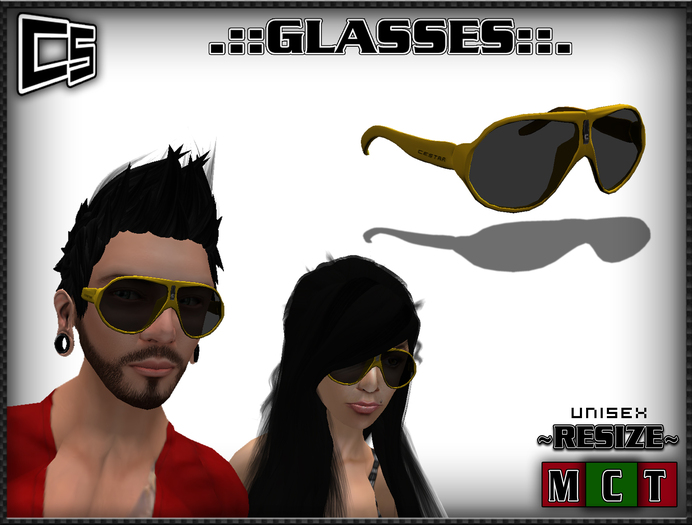 .::GLASSES CARRE::.{YELLOW} 1