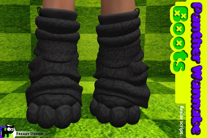 FreakyDesign - Panther wannabe boots