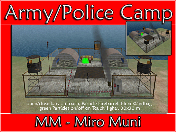 Military / Police Camp Set