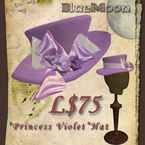 BMe Princess Violet  Hat (box)