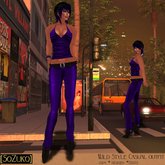 SoZuko Wild Style-Casual Outfit purple