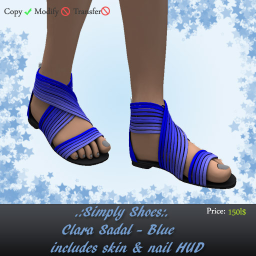 ::SSS:: Clara Sandal - Blue
