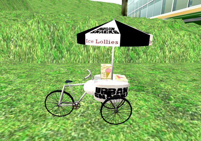 Urban Snacks vendor bike (Ice Cream)