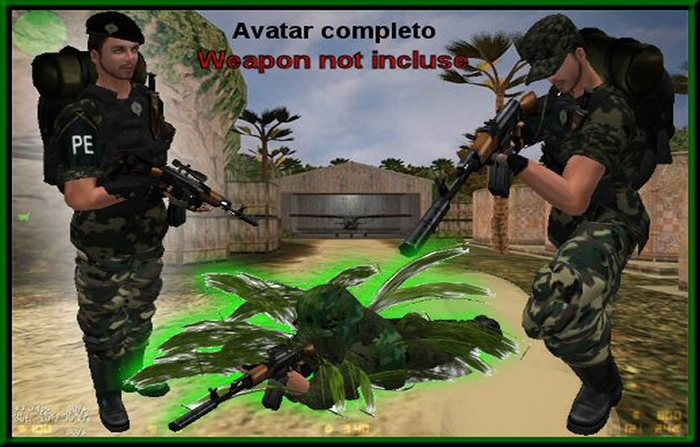 Uniforme Exercito Brasileiro avatar completo