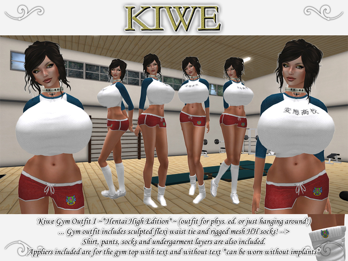 Kiwe School Gym Outfit I (HH Edition) for Prim B's