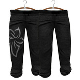 LaRosa MESH Capri Pants Black 