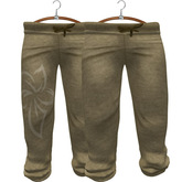 LaRosa MESH Capri Pants Beige 