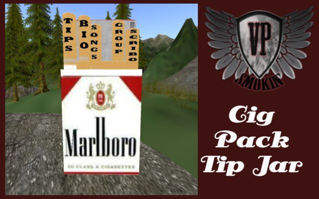 Cig Pack Tip Jar