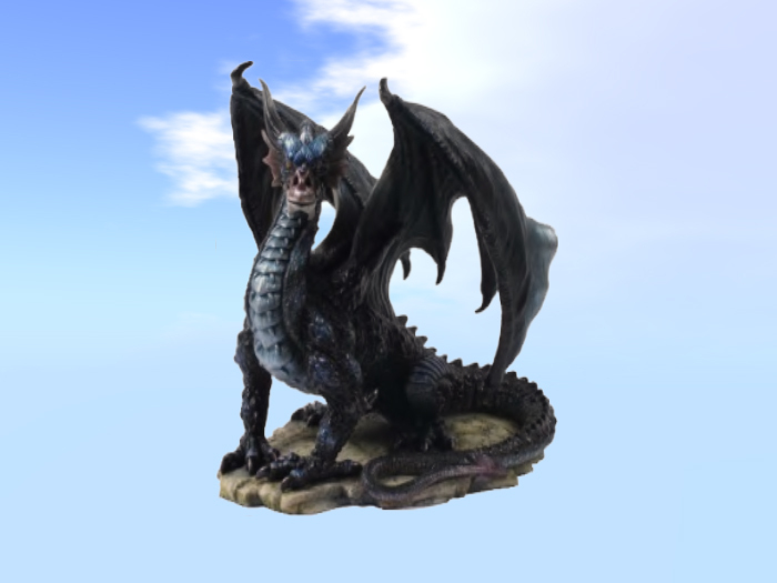 dragon dark blue