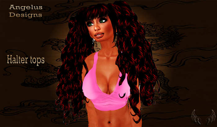 halter top soft pink