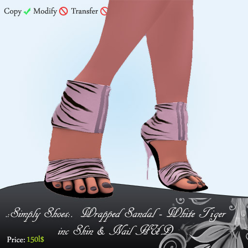 ::SSS:: Wrapped Heel - White Tiger