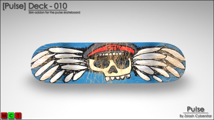 [Pu!se] Skateboard Deck Model - 010