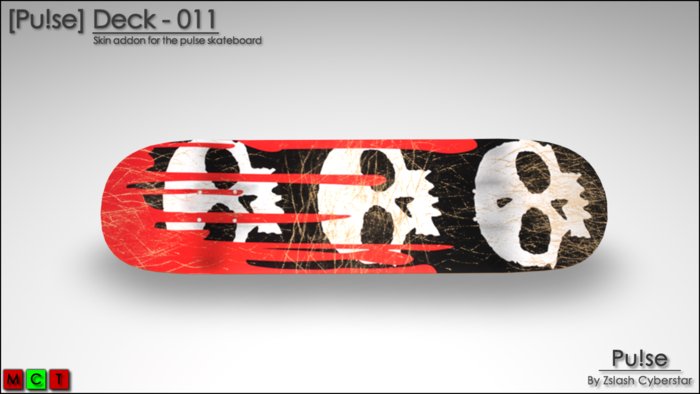 [Pu!se] Skateboard Deck Model - 011
