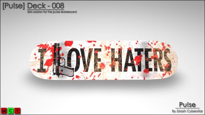 [Pu!se] Skateboard Deck Model - 008