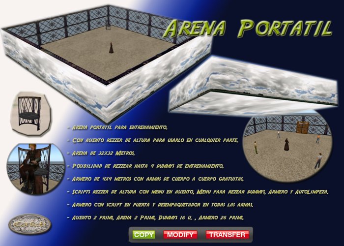 Arena Portatil Sky - ESPAÑOL