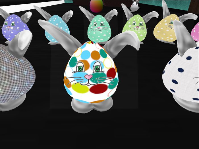Easter bunny EGG dotty
