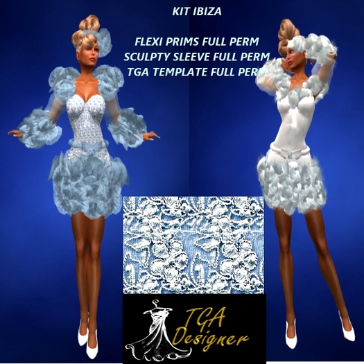 FULL PERM IBIZA  FLEXI PRIM AND TEXTURE