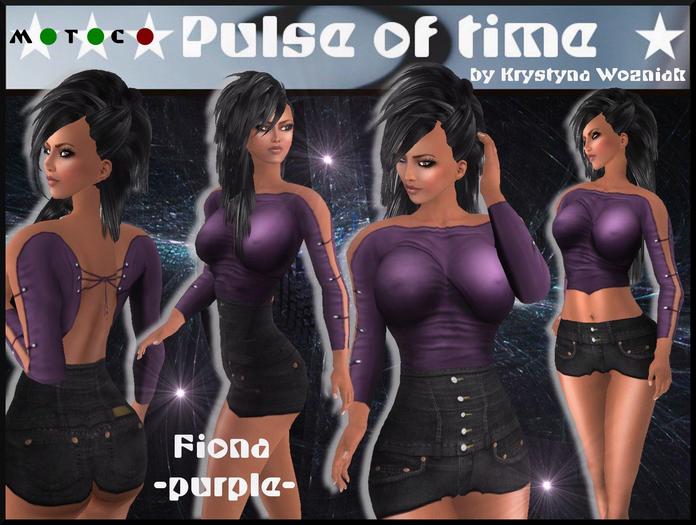 Pulse of time Fiona purple 