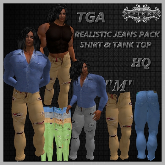 **SpInKs::Realistic Jeans''M'' full perm TGA