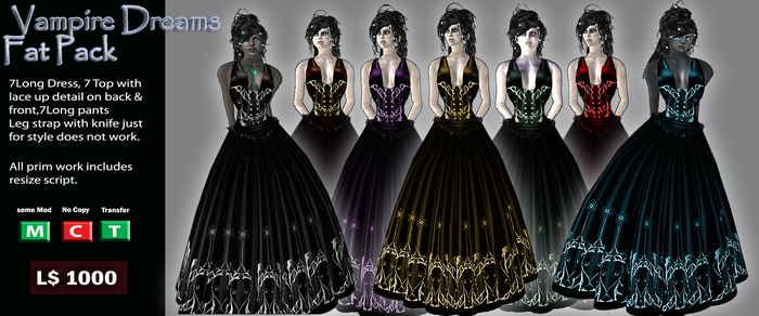  Vampire dreams fat pack
