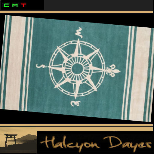 Area Rug- Teal Beach