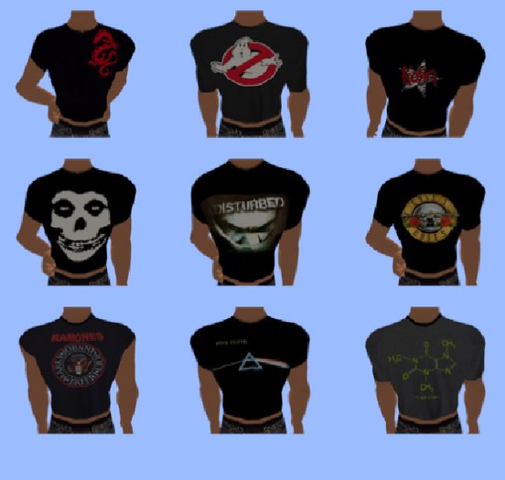 9 Full Perms Shirts with Resell Rights