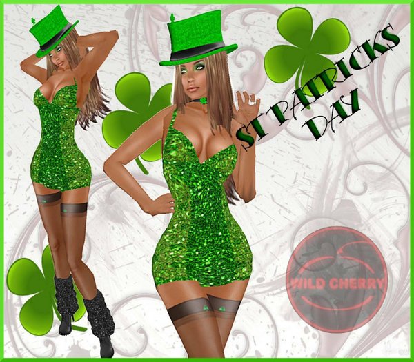 Wild Cherry St Patrick's Day Outfit