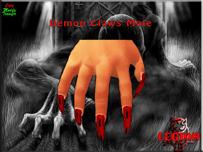 LEGION DESIGN - Demon Claws Male
