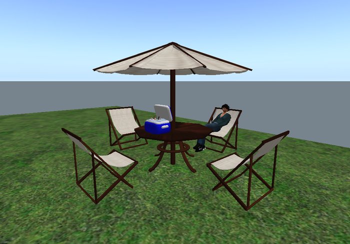 Inv! Beach Set Boxed 6 prims