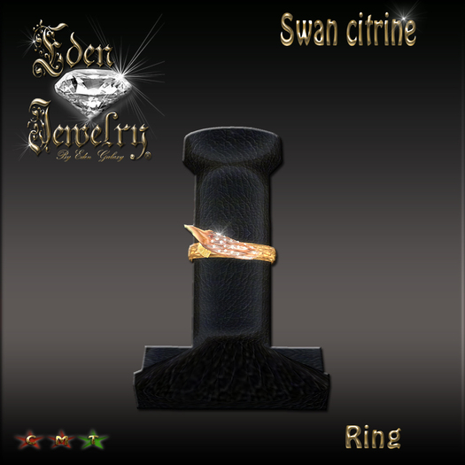 RING SWAN CITRINE