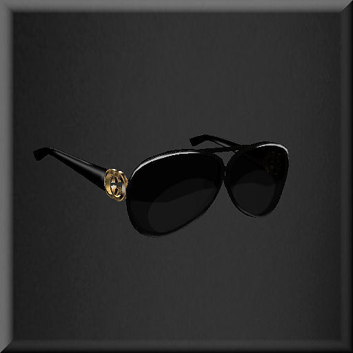 SUNGLASS LIL-V-II BLACK/GOLD     -RYCA-