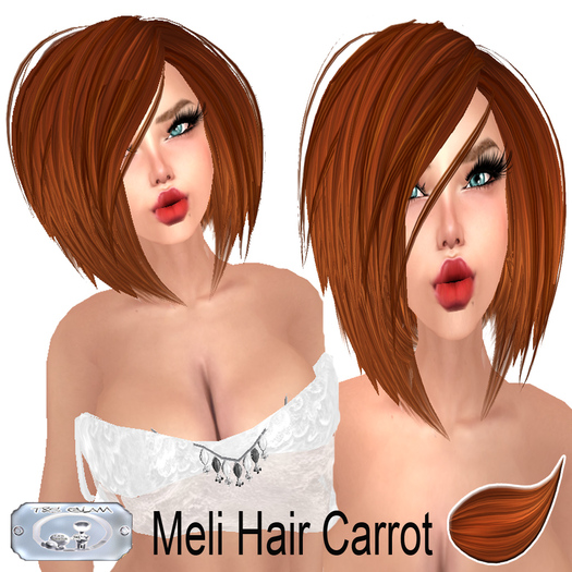 ---> T&S GLaMouR <--- Meli Short Straight Hair Carrot