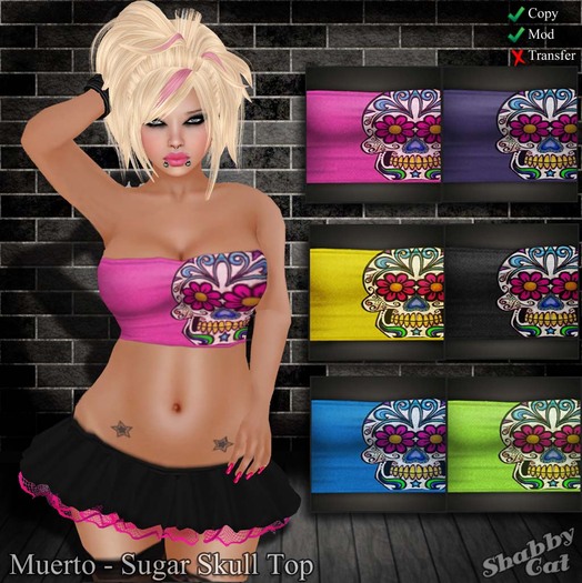 ~Muerto (green) - Shabby Cat~