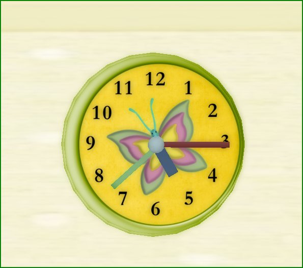 Baby Wall Clock it changes texture and resizer 