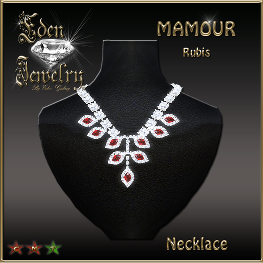 NECKLACE MAMOUR RUBIS
