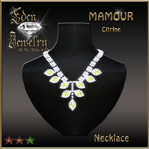 NECKLACE MAMOUR CITRINE