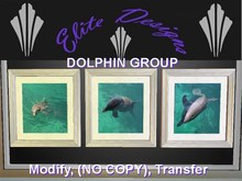 ~Elite Designs Presents the "Dolphin Group" Wall Art ~~