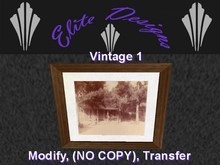 ~~ Elite Designs Presents "Vintage1" Wall Art ~~