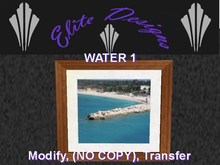 ~~ Elite Designs Presents "Water 1" Wall Art ~~