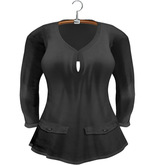 LaRosa Mesh City Basic Tunic DarkGrey