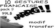 gesture frenchs pack9