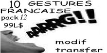 gesture frenchs pack12