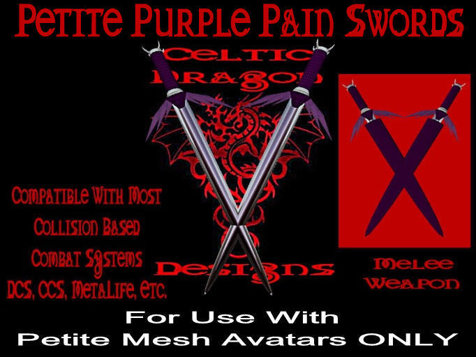 Petite Purple Pain Swords