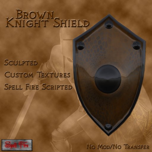 <SF> Brown Knight Shield  