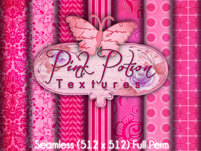 FULL PERM Pink Potion Texture Set