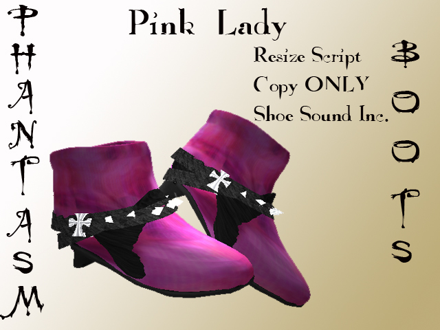 Phantasm Pink Ankle Boot (boxed)