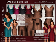 LMC PSD FILES & SCULPTS - Bombshell - Vintage BOM Dress