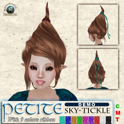 !! FANTAVATAR !! Petite - Sky-tickle Hair DEMO F&M PET