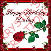 HBF75 Happy Birthday Darling (Wear Me)